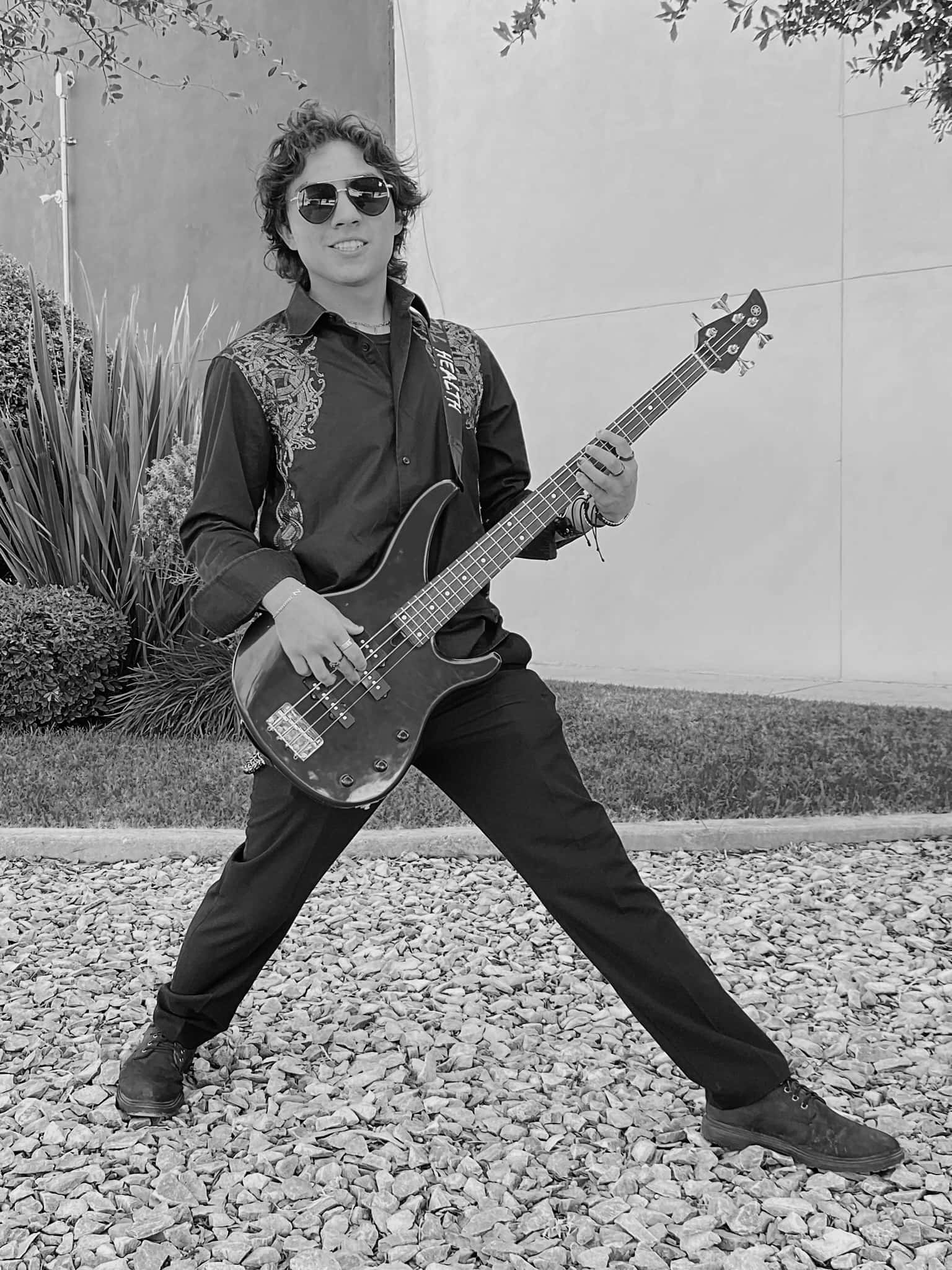 Foto de Daniel Vargas, Bajista de Fish Hook