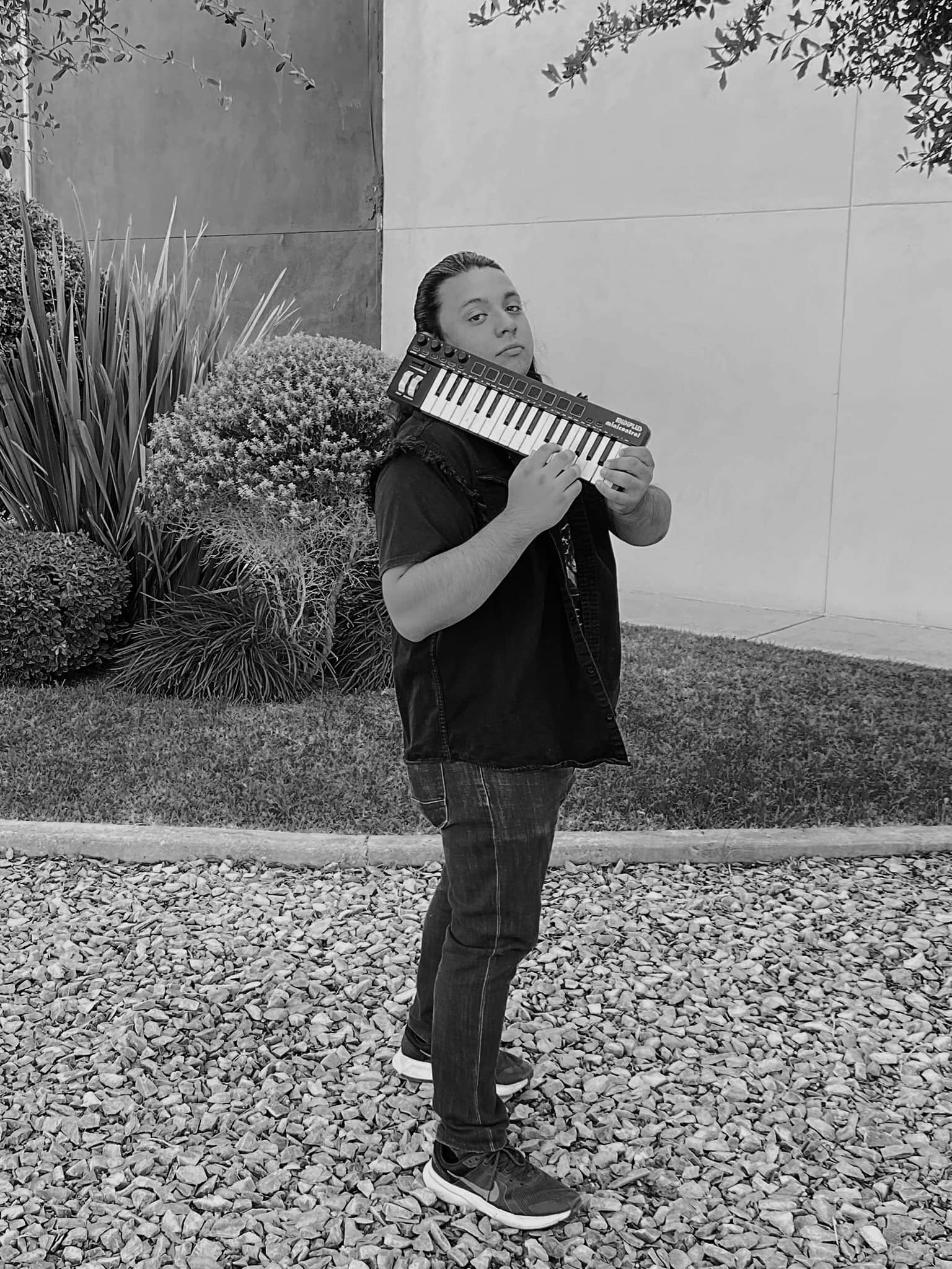 Foto de Manuel Calleros, Tecladista de Fish Hook